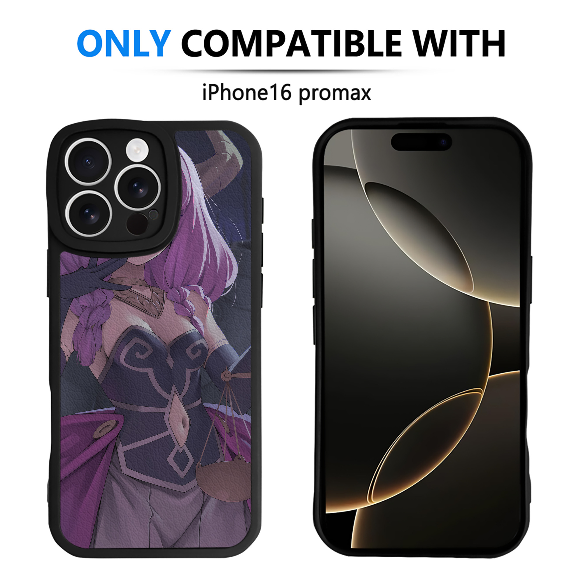 （画像用） 葬送のフリーレン Frieren 【iPhone 16シリーズ対応】シリコンスマホケース（レザー調） 材質：シリコン
